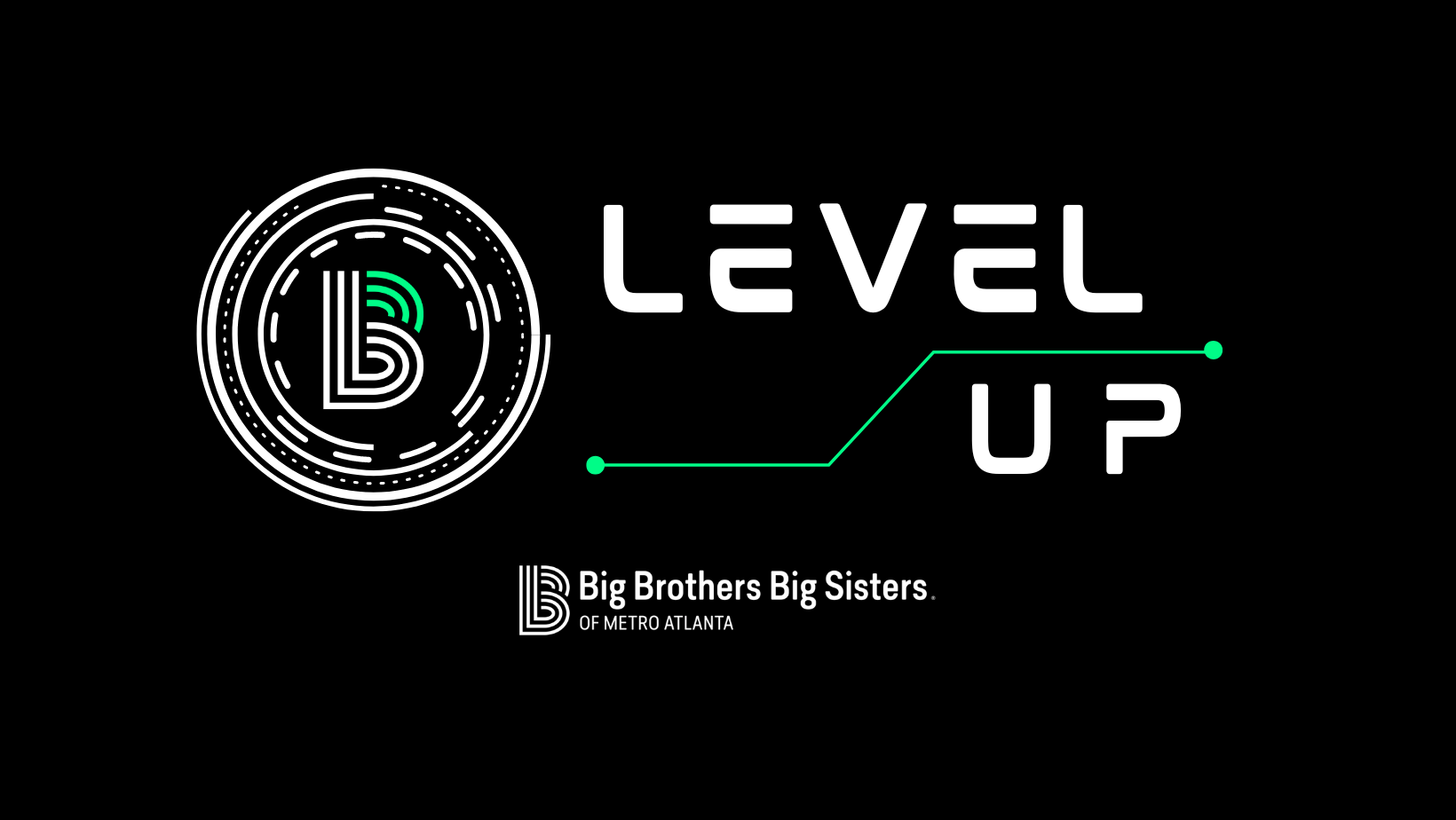 Big Brothers Big Sisters of Metro Atlanta Level Up logo