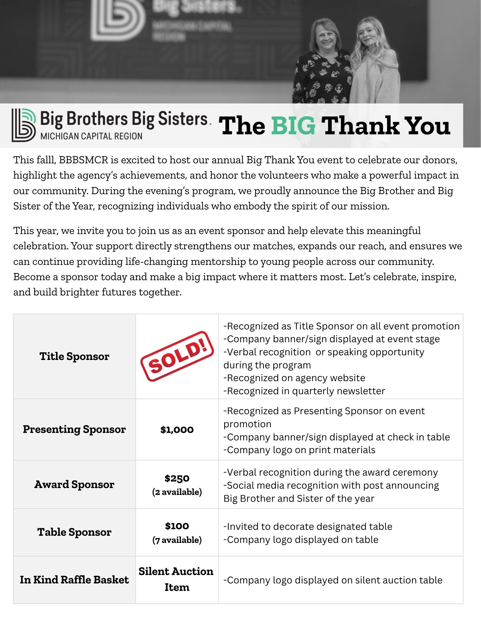 Sponsors