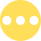 three white dots in a yellow circle signifying an incomplete item